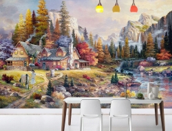 Tranh Dán Tường Phòng Khách PK509