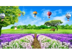 Tranh Dán Tường Phòng Khách PK505