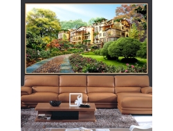 Tranh Dán Tường Phòng Khách PK507