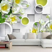 Tranh Dán Tường Nghệ Thuật Hoa Lá Nthl01