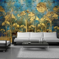 Tranh Dán Tường Nghệ Thuật Hoa Lá Nthl07