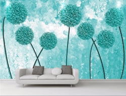 Tranh Dán Tường Nghệ Thuật Hoa Lá Nthl15