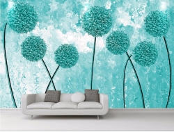 Tranh Dán Tường Nghệ Thuật Hoa Lá Nthl15