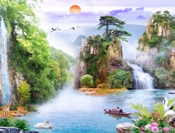 Tranh Dán Tường Phòng Khách PK521