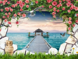 Tranh Dán Tường Phòng Khách PK524