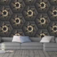 Tranh 3D Dán Tường Lập Thể Nền Đen TPK8017