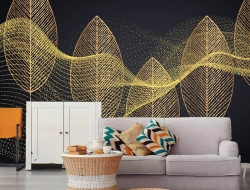 Tranh Dán Tường Lá Nghệ Thuật Lnt06