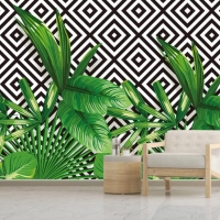 Tranh Dán Tường Lá Và Lập Thể Lvlt07 Tranh Dán Tường Lá Và Lập Thể Lvlt07