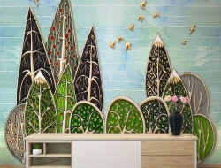 Tranh Dán Tường Phòng Khách PK148