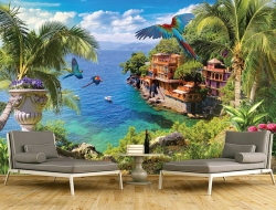 Tranh Dán Tường Phòng Khách PK154