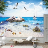 Tranh Dán Tường Phòng Khách PK157 Tranh Dán Tường Phòng Khách PK157