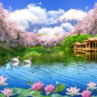 Tranh Dán Tường Phòng Khách PK159