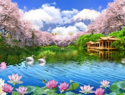 Tranh Dán Tường Phòng Khách PK159