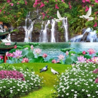 Tranh Dán Tường Phòng Khách PK162