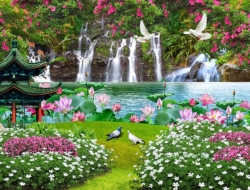 Tranh Dán Tường Phòng Khách PK162