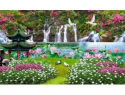 Tranh Dán Tường Phòng Khách PK162 Tranh Dán Tường Phòng Khách PK162