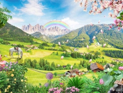 Tranh Dán Tường Phòng Khách PK164