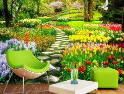 Tranh Dán Tường Phòng Khách PK177