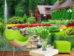 Tranh Dán Tường Phòng Khách PK181