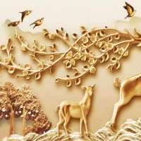 Tranh Dán Tường Phòng Khách PK197 Tranh Dán Tường Phòng Khách PK197