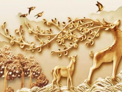 Tranh Dán Tường Phòng Khách PK197