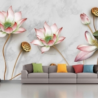 Tranh Dán Tường Phòng Khách PK206 Tranh Dán Tường Phòng Khách PK206