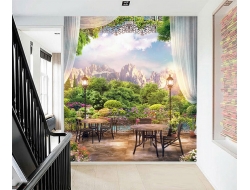 Tranh Dán Tường Phòng Khách PK245