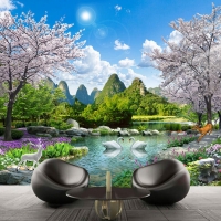 Tranh Dán Tường Phòng Khách PK249