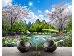 Tranh Dán Tường Phòng Khách PK249 Tranh Dán Tường Phòng Khách PK249