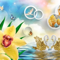 Tranh Dán Tường Phòng Khách PK27