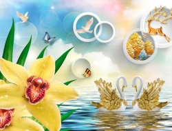 Tranh Dán Tường Phòng Khách PK27