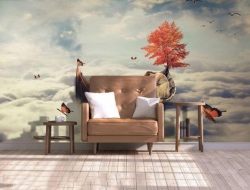 Tranh Dán Tường Phòng Khách PK282