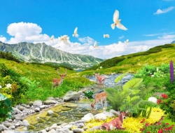 Tranh Dán Tường Phòng Khách PK284