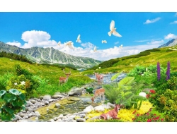 Tranh Dán Tường Phòng Khách PK284