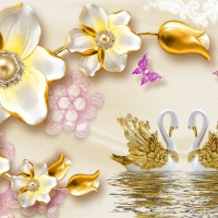 Tranh Dán Tường Phòng Khách PK33