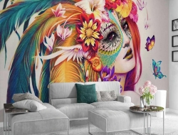 Tranh Dán Tường Phòng Khách PK344