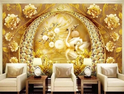 Tranh Dán Tường Phòng Khách PK384