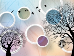 Tranh Dán Tường Phòng Khách PK41