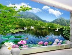 Tranh Dán Tường Phòng Khách PK416