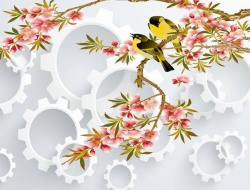 Tranh Dán Tường Phòng Khách PK417