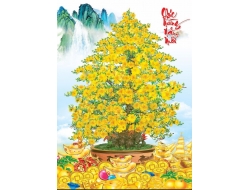 Tranh Dán Tường Phòng Khách PK418 Tranh Dán Tường Phòng Khách PK418