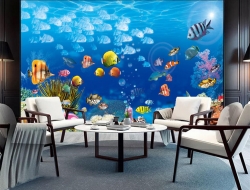 Tranh Dán Tường Phòng Khách PK423