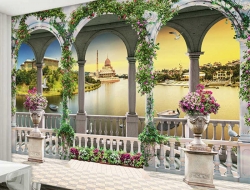 Tranh Dán Tường Phòng Khách PK436 Tranh Dán Tường Phòng Khách PK436