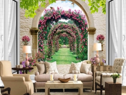 Tranh Dán Tường Phòng Khách PK438 Tranh Dán Tường Phòng Khách PK438