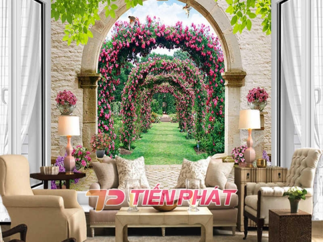 Tranh Dán Tường Phòng Khách PK438 Tranh Dán Tường Phòng Khách PK438