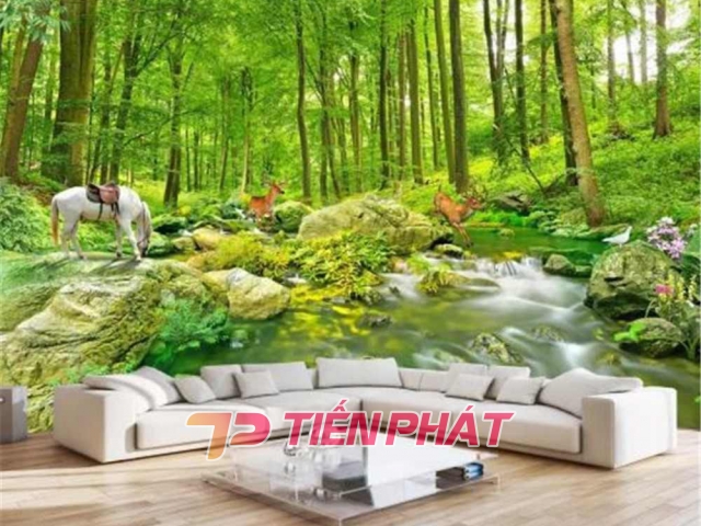 Tranh Dán Tường Phòng Khách PK444 Tranh Dán Tường Phòng Khách PK444