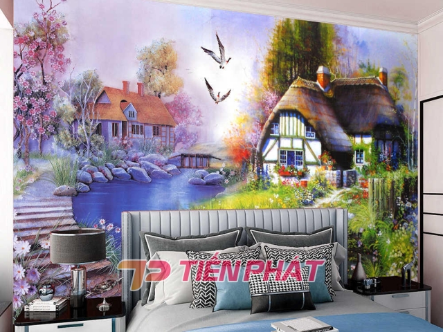 Tranh Dán Tường Phòng Khách PK451 Tranh Dán Tường Phòng Khách PK451