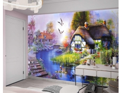 Tranh Dán Tường Phòng Khách PK451 Tranh Dán Tường Phòng Khách PK451