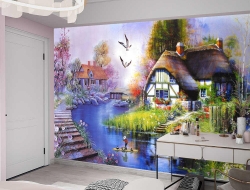 Tranh Dán Tường Phòng Khách PK451 Tranh Dán Tường Phòng Khách PK451