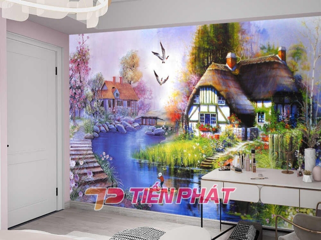 Tranh Dán Tường Phòng Khách PK451 Tranh Dán Tường Phòng Khách PK451